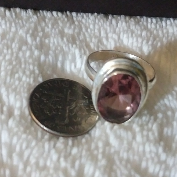 Genuine Amethyst 925 Silver Ring💜 - Picture 2 of 8